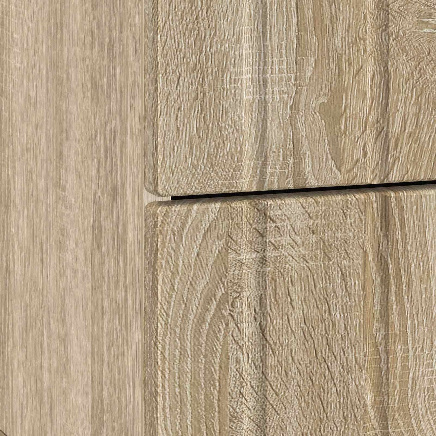 Nattduksbord med låda 2 pcs Sonoma-ek 43 x 34,5 x 49,5 cm