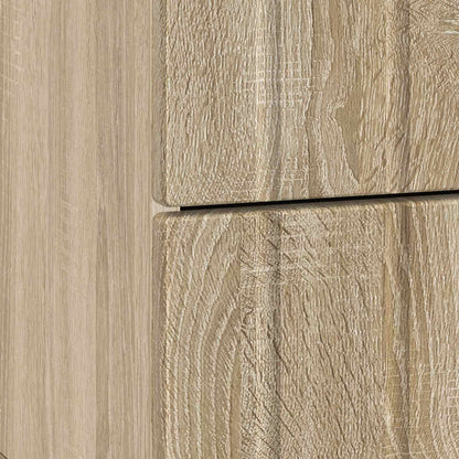 Nattduksbord med låda 2 pcs Sonoma-ek 43 x 34,5 x 49,5 cm