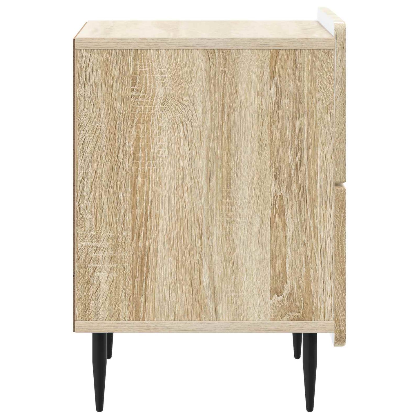 Nattduksbord med låda 2 pcs Sonoma-ek 43 x 34,5 x 49,5 cm