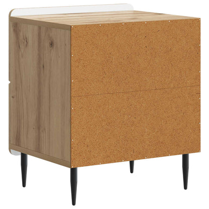 Nattduksbord med låda 2 pcs Artisan-ek 43 x 34,5 x 49,5 cm