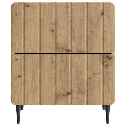 Nattduksbord med låda 2 pcs Artisan-ek 43 x 34,5 x 49,5 cm