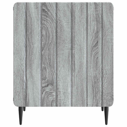 Nattduksbord 2 pcs Grå sonoma-ek 43 x 34,5 x 52 cm