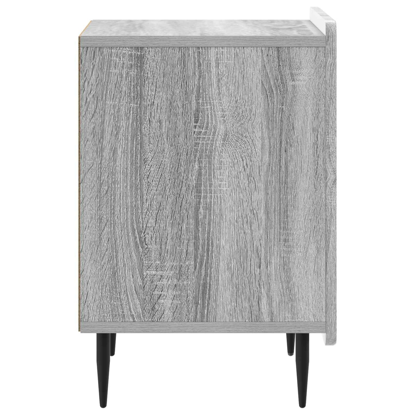 Nattduksbord 2 pcs Grå sonoma-ek 43 x 34,5 x 52 cm