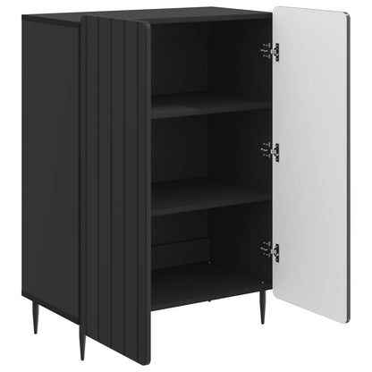 Sideboard Svart 66 x 34,5 x 92 cm Konstruerat trä