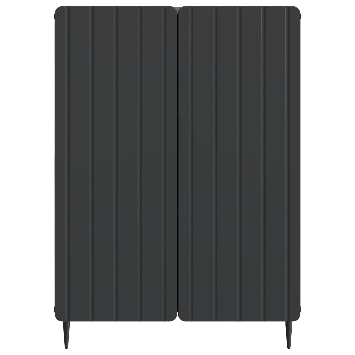 Sideboard Svart 66 x 34,5 x 92 cm Konstruerat trä