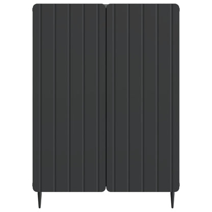 Sideboard Svart 66 x 34,5 x 92 cm Konstruerat trä