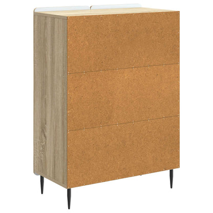 Sideboard Sonoma-ek 66 x 34,5 x 92 cm Konstruerat trä