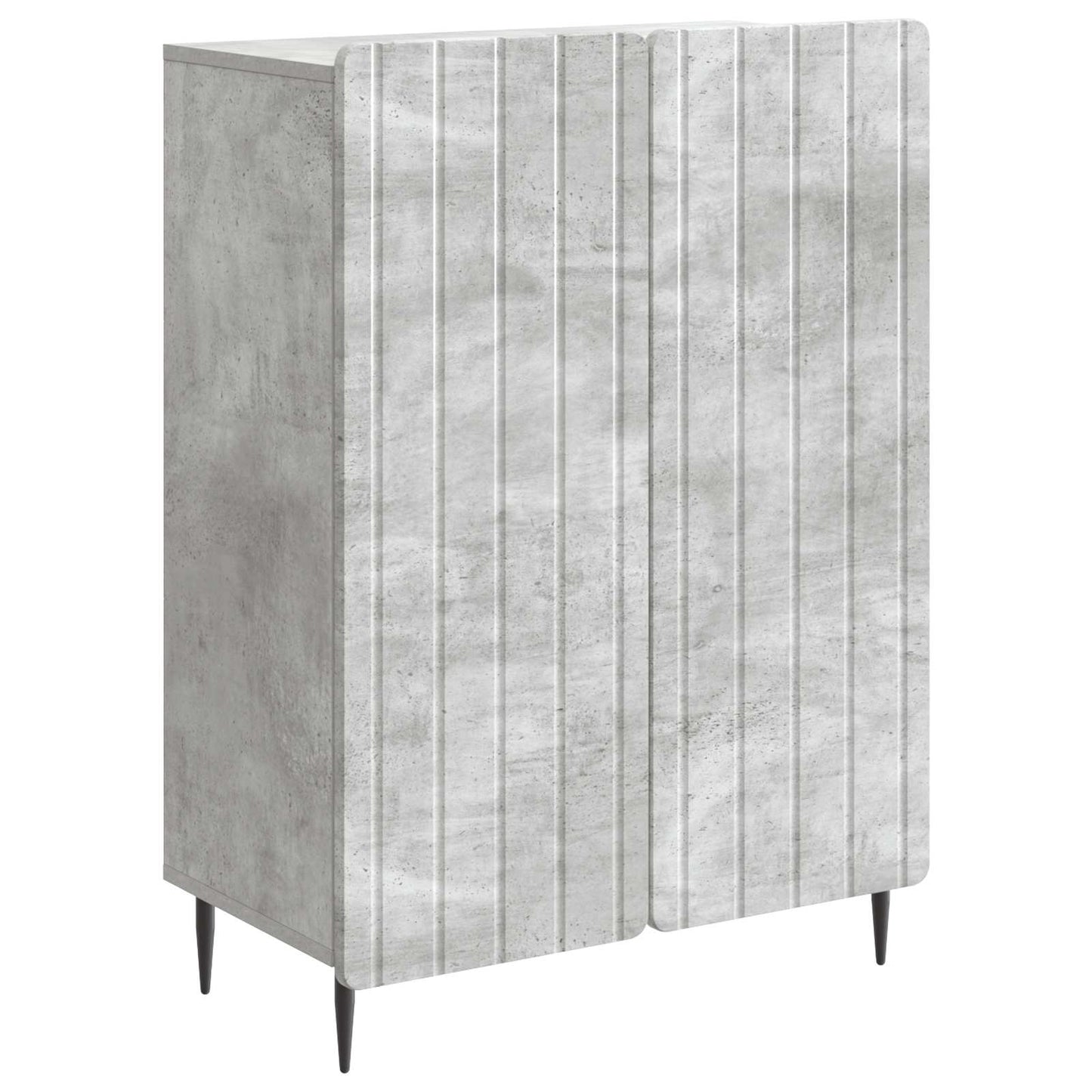 Sideboard Betonggrå 66 x 34,5 x 92 cm Konstruerat trä