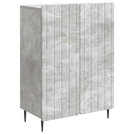 Sideboard Betonggrå 66 x 34,5 x 92 cm Konstruerat trä