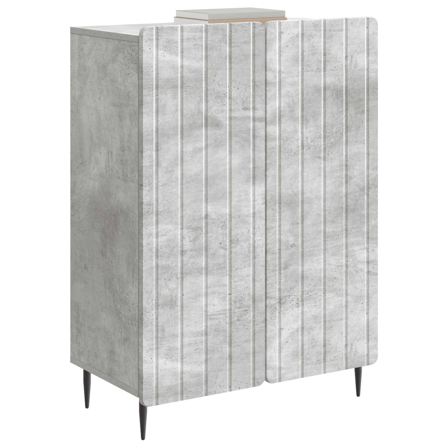 Sideboard Betonggrå 66 x 34,5 x 92 cm Konstruerat trä