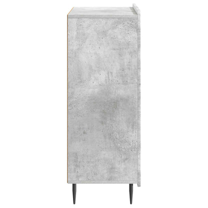 Sideboard Betonggrå 66 x 34,5 x 92 cm Konstruerat trä