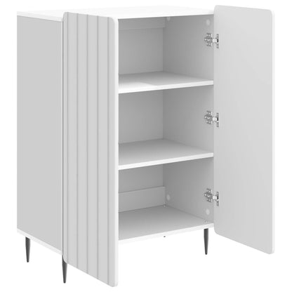 Sideboard Vit högglans 66 x 34,5 x 92 cm Konstruerat trä