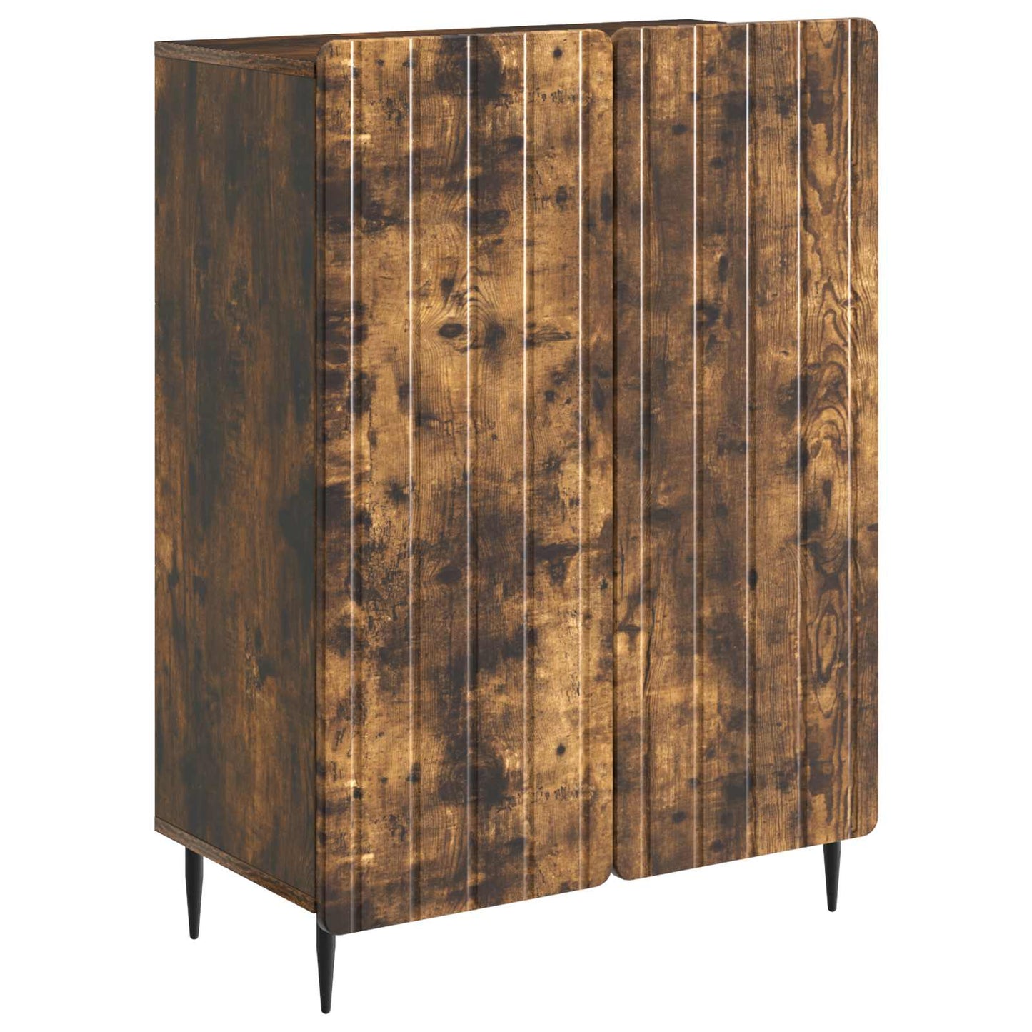 Sideboard Rökt ek 66 x 34,5 x 92 cm Konstruerat trä