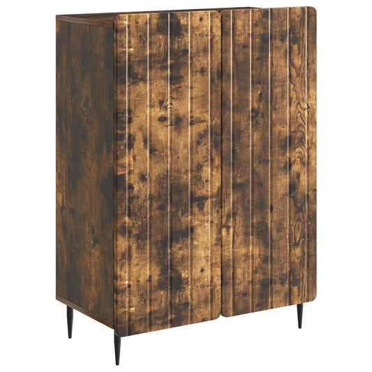 Sideboard Rökt ek 66 x 34,5 x 92 cm Konstruerat trä