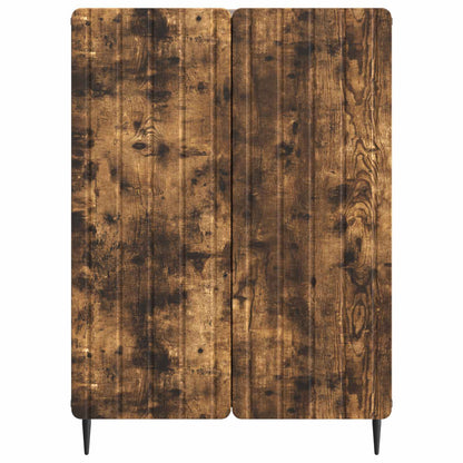 Sideboard Rökt ek 66 x 34,5 x 92 cm Konstruerat trä