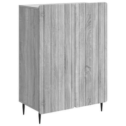 Sideboard Grå sonoma-ek 66 x 34,5 x 92 cm Konstruerat trä