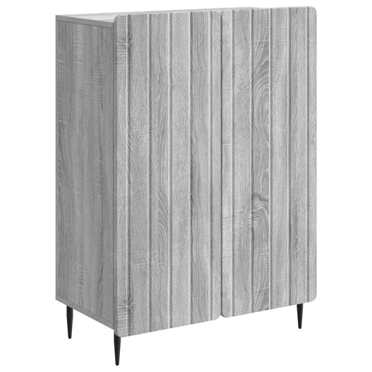 Sideboard Grå sonoma-ek 66 x 34,5 x 92 cm Konstruerat trä