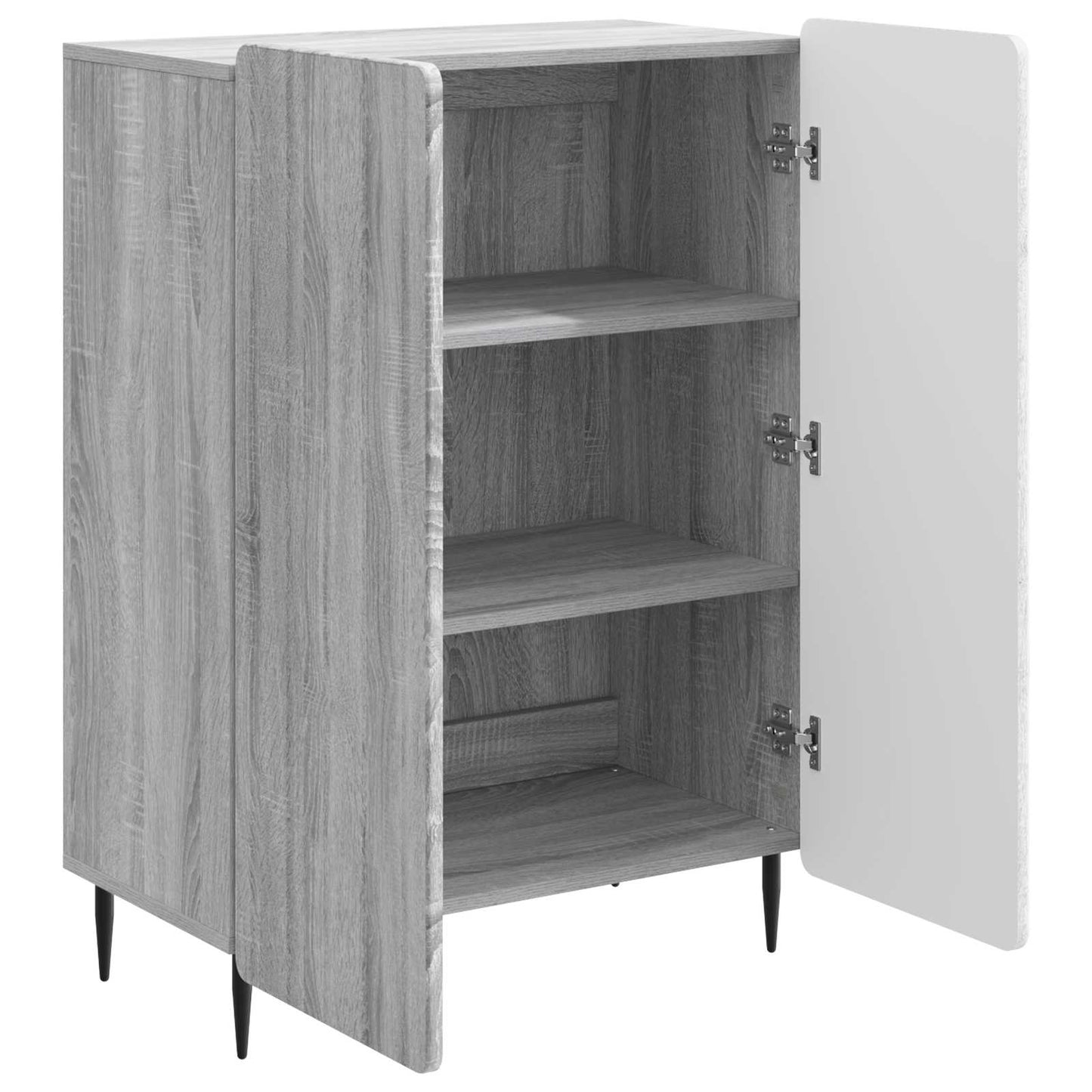 Sideboard Grå sonoma-ek 66 x 34,5 x 92 cm Konstruerat trä