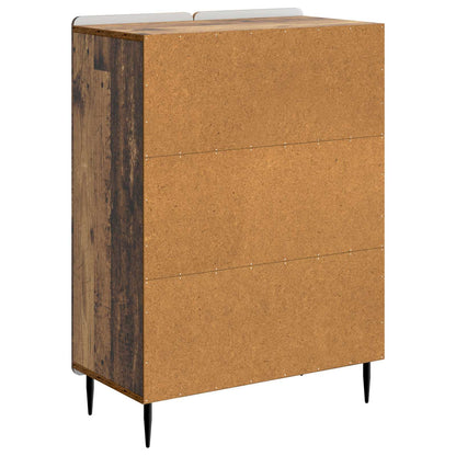 Sideboard Gammalt trä 66 x 34,5 x 92 cm Konstruerat trä