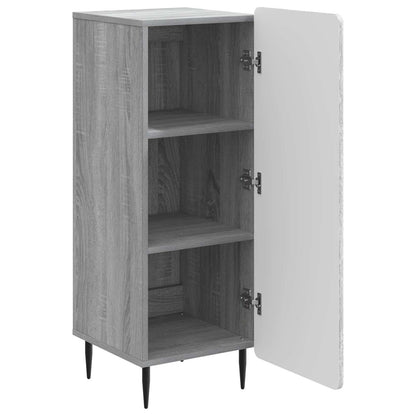 Sideboard Grå sonoma-ek 34,5 x 33 x 92 cm Konstruerat trä