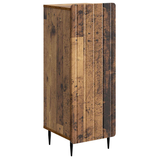 Sideboard Gammalt trä 34,5 x 33 x 92 cm Konstruerat trä