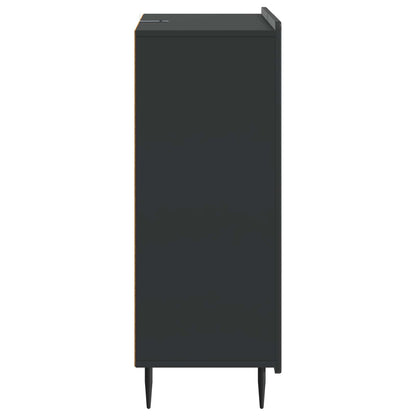 Sideboard med låda Svart 66 x 34,5 x 91,5 cm Konstruerat trä