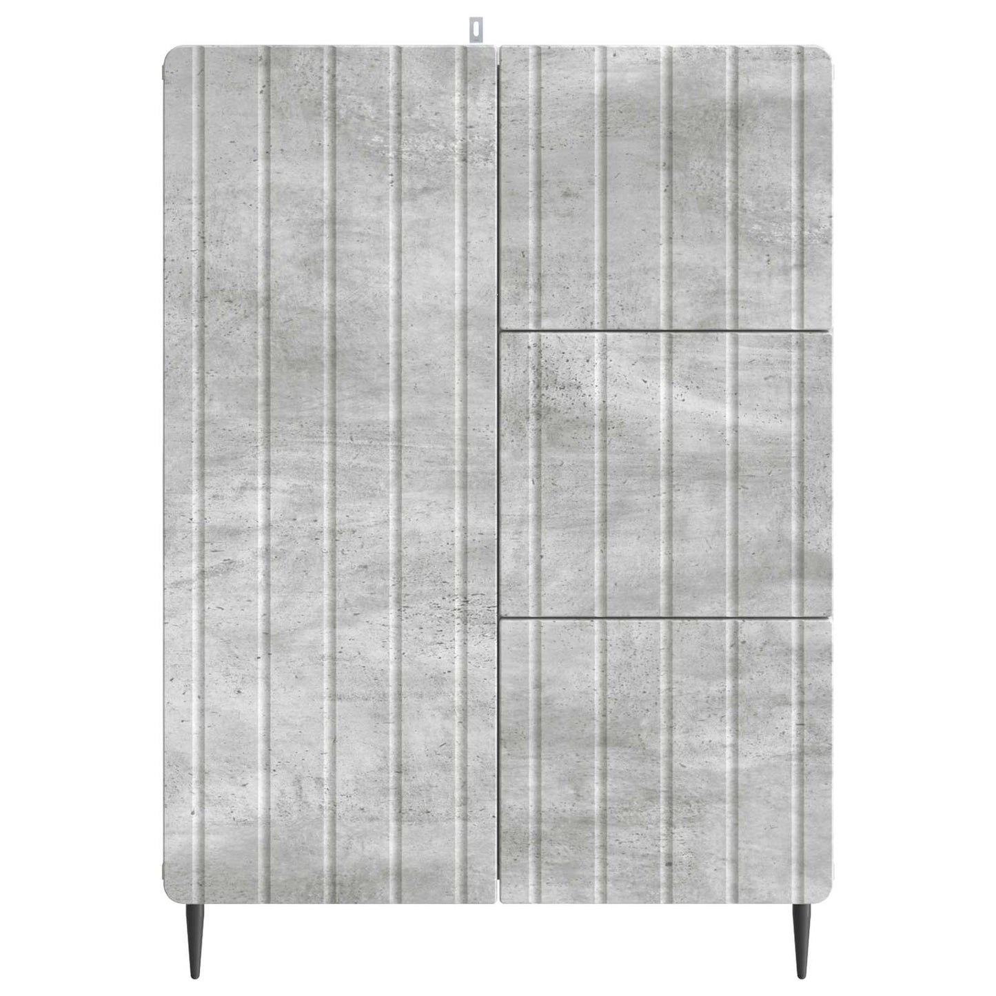 Sideboard Betonggrå 66 x 34,5 x 91,5 cm Konstruerat trä