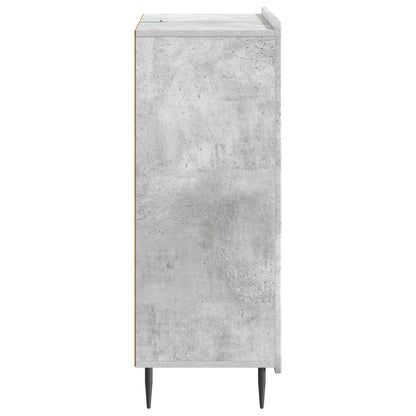 Sideboard Betonggrå 66 x 34,5 x 91,5 cm Konstruerat trä