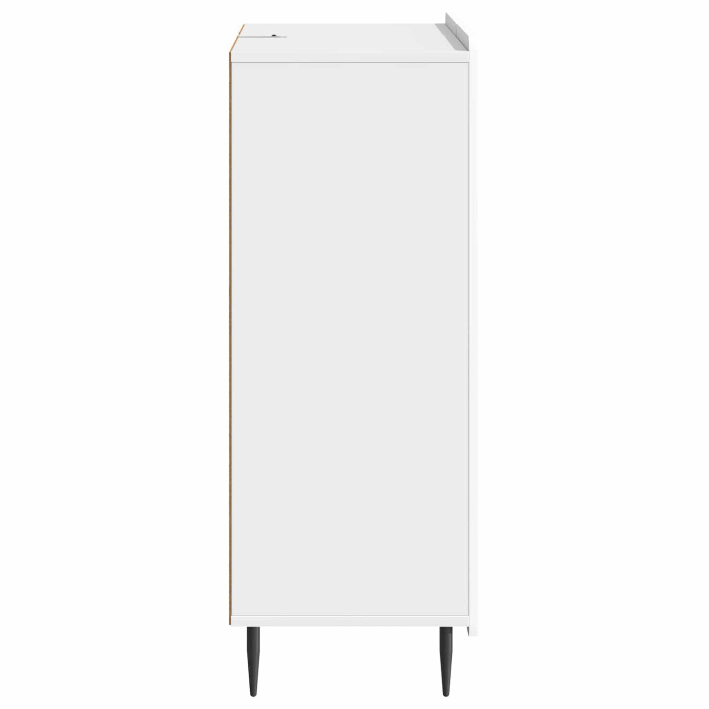 Sideboard Vit högglans 66 x 34,5 x 91,5 cm Konstruerat trä
