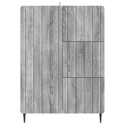 Sideboard Grå sonoma-ek 66 x 34,5 x 91,5 cm Konstruerat trä