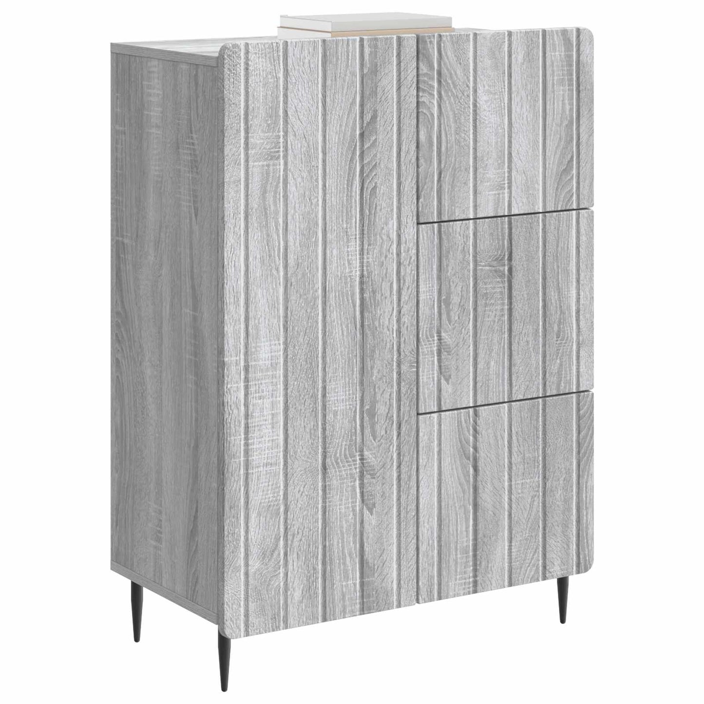 Sideboard Grå sonoma-ek 66 x 34,5 x 91,5 cm Konstruerat trä