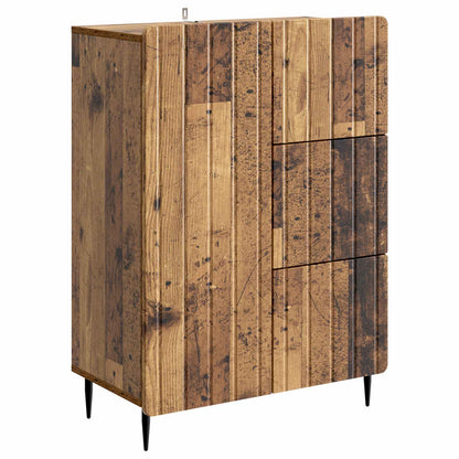 Sideboard Gammalt trä 66 x 34,5 x 91,5 cm Konstruerat trä