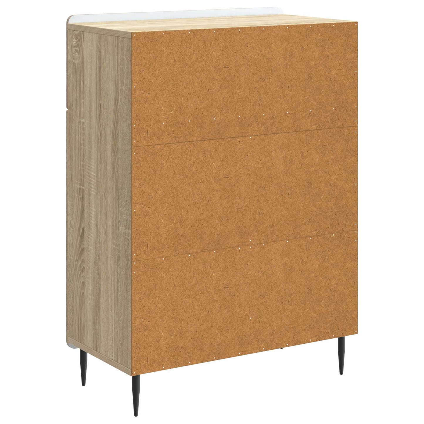 Sideboard med låda Sonoma-ek 66 x 34,5 x 92 cm Konstruerat trä