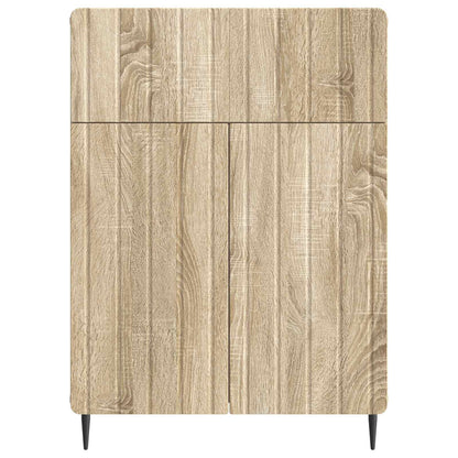 Sideboard med låda Sonoma-ek 66 x 34,5 x 92 cm Konstruerat trä