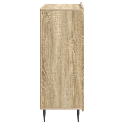 Sideboard med låda Sonoma-ek 66 x 34,5 x 92 cm Konstruerat trä