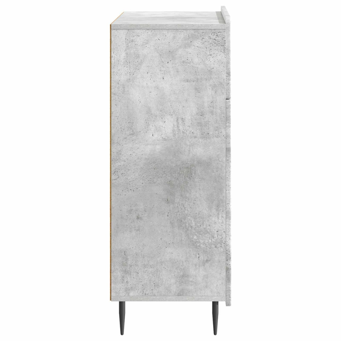 Sideboard med låda Betonggrå 66 x 34,5 x 92 cm Konstruerat trä