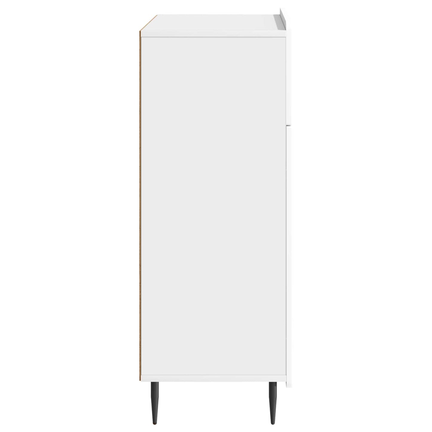 Sideboard Vit högglans 66 x 34,5 x 92 cm Konstruerat trä