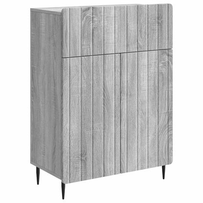 Sideboard Grå sonoma-ek 66 x 34,5 x 92 cm Konstruerat trä