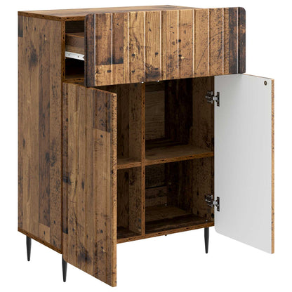 Sideboard Gammalt trä 66 x 34,5 x 92 cm Konstruerat trä