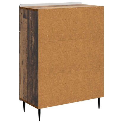 Sideboard Gammalt trä 66 x 34,5 x 92 cm Konstruerat trä