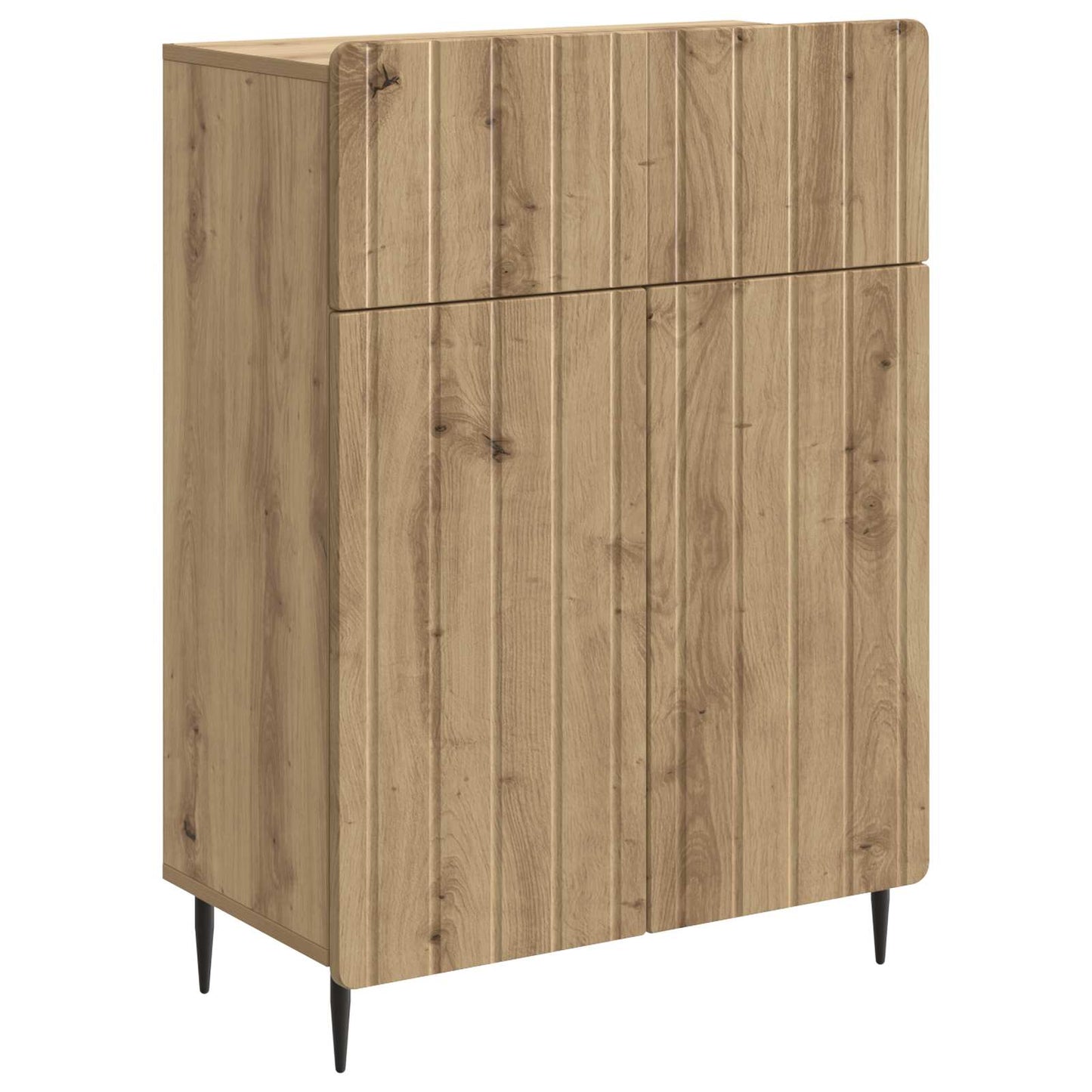 Sideboard med låda Artisan-ek 66 x 34,5 x 92 cm Konstruerat trä