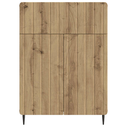 Sideboard med låda Artisan-ek 66 x 34,5 x 92 cm Konstruerat trä