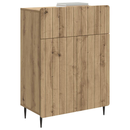 Sideboard med låda Artisan-ek 66 x 34,5 x 92 cm Konstruerat trä