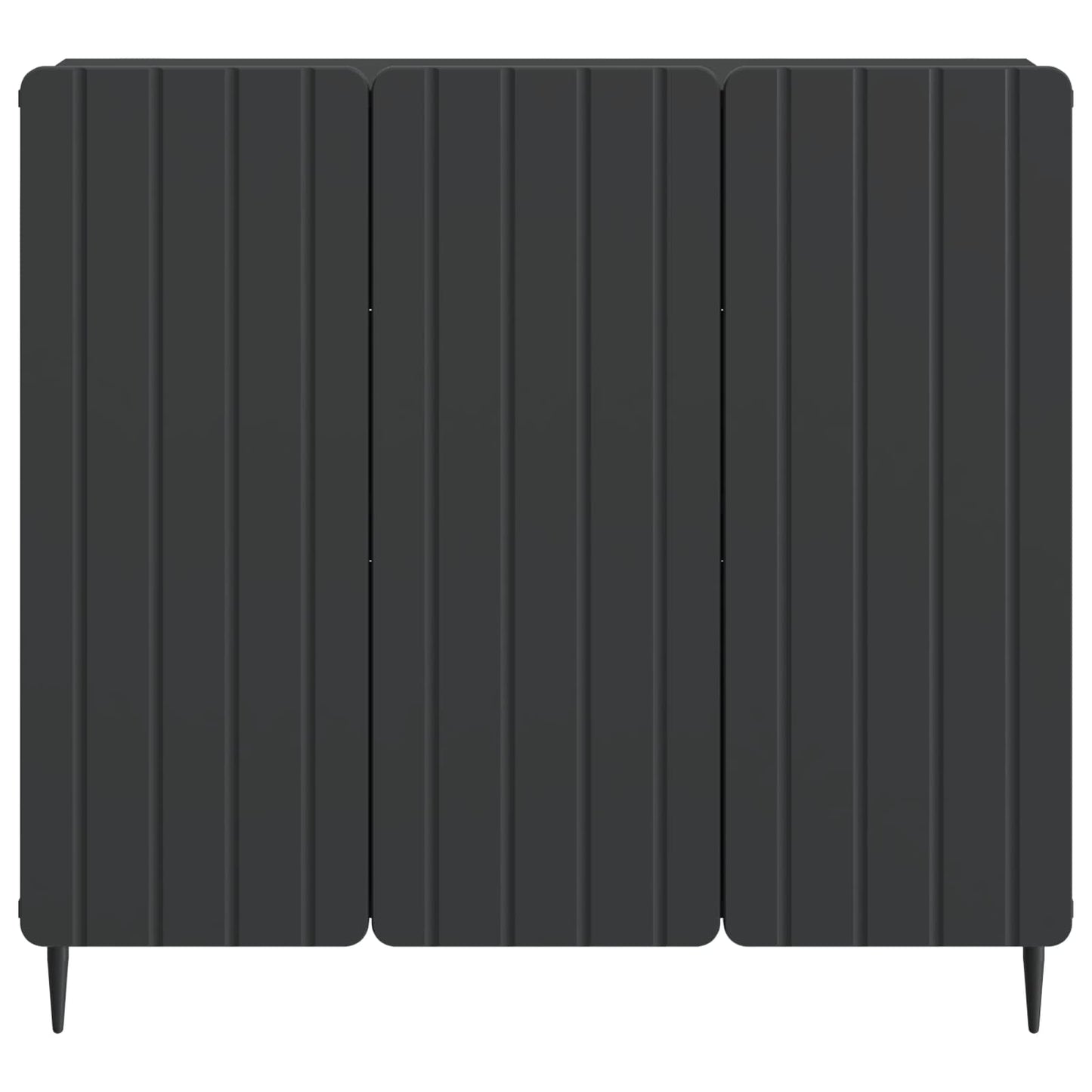 Sideboard Svart 89 x 34,5 x 82 cm Konstruerat trä