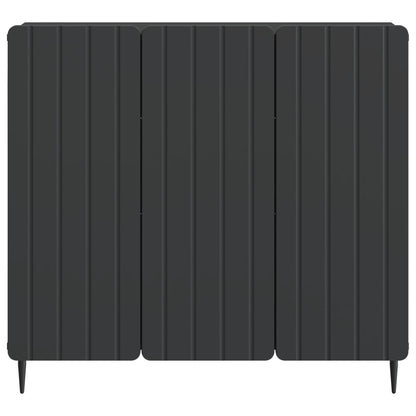 Sideboard Svart 89 x 34,5 x 82 cm Konstruerat trä