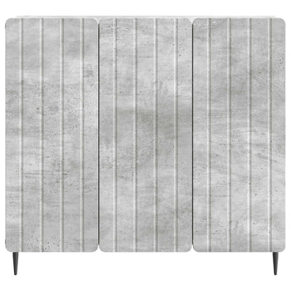 Sideboard Betonggrå 89 x 34,5 x 82 cm Konstruerat trä