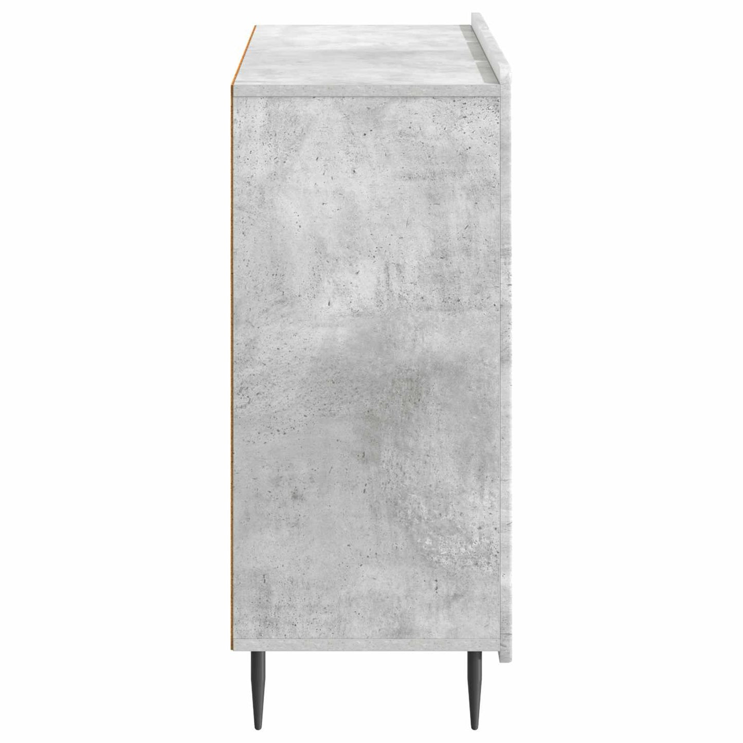 Sideboard Betonggrå 89 x 34,5 x 82 cm Konstruerat trä