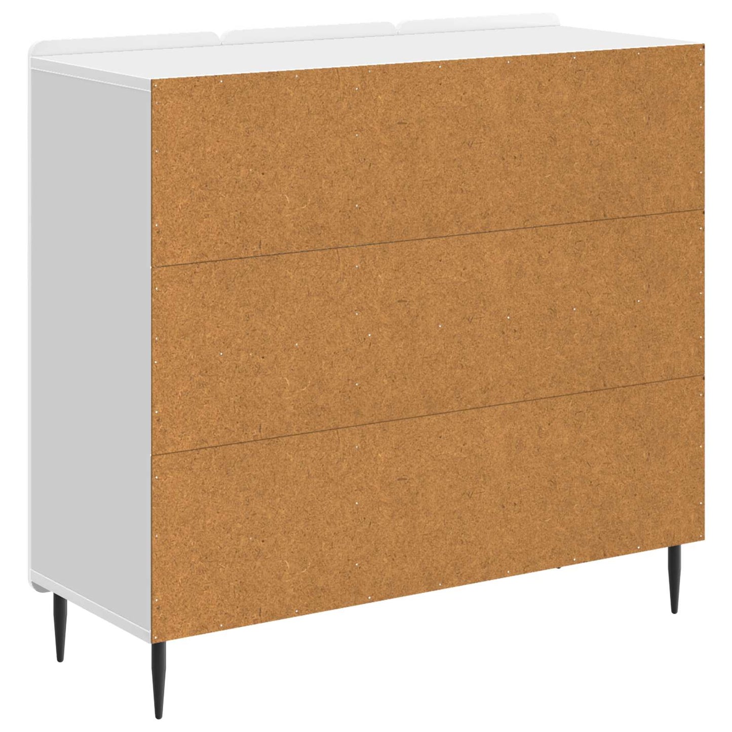 Sideboard Vit högglans 89 x 34,5 x 82 cm Konstruerat trä