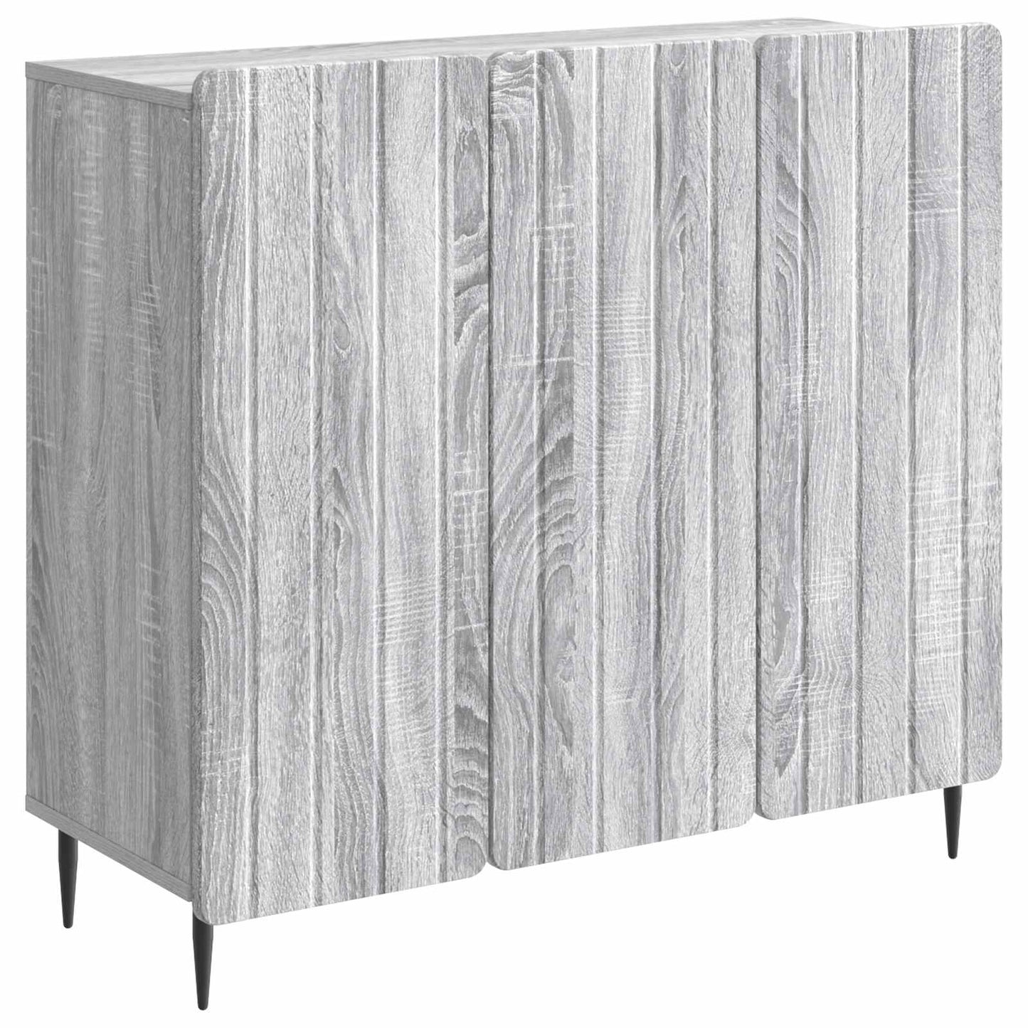 Sideboard Grå sonoma-ek 89 x 34,5 x 82 cm Konstruerat trä