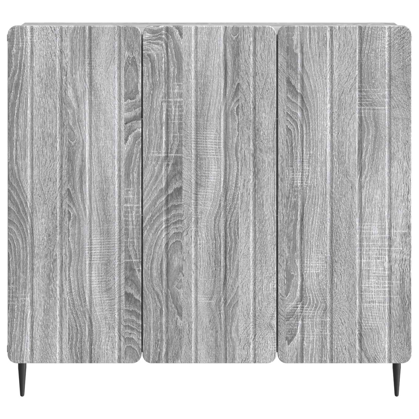 Sideboard Grå sonoma-ek 89 x 34,5 x 82 cm Konstruerat trä